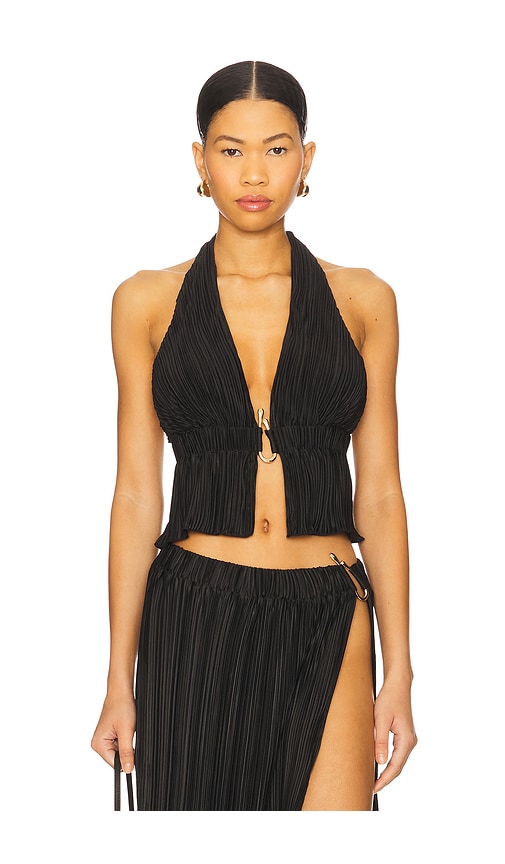 Daisy Halter Neck Detail Top