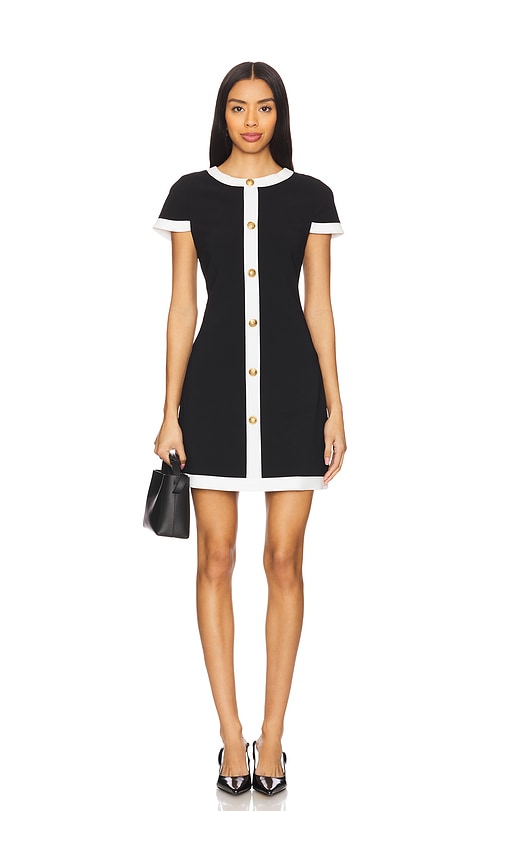 Coley Button Mini Shift Dress