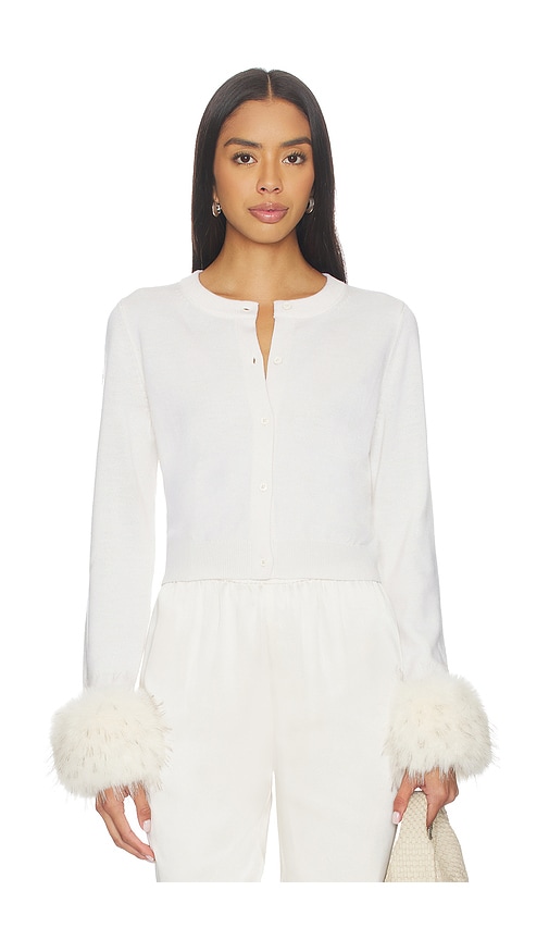 Dollie Faux Fur Cuff Cardigan