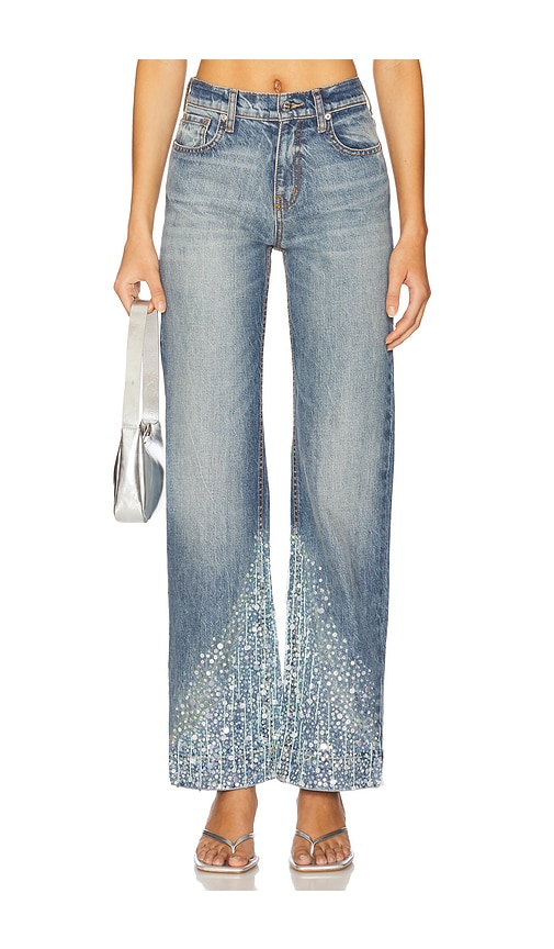 x REVOLVE Helena Wide Leg Jeans