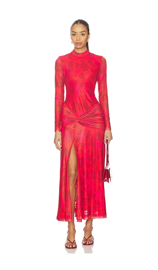 Lea Floral Mesh Dress