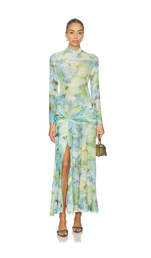 Lea Floral Mesh Dress