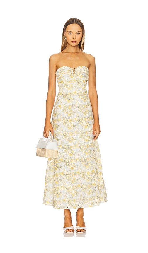 Lora Broderie Maxi Dress