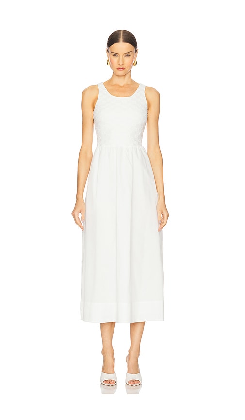 Bryony Lace Poplin Midi Dress