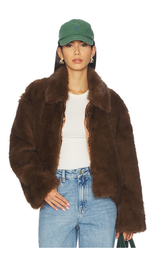 Sylvie Zip Faux Fur Jacket