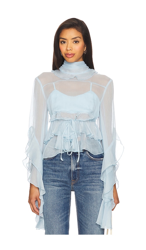 Anyssa Ruffle Blouse
