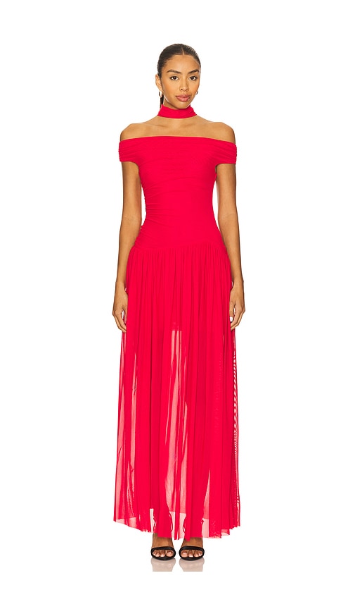 Deija Off Shoulder Maxi Dress