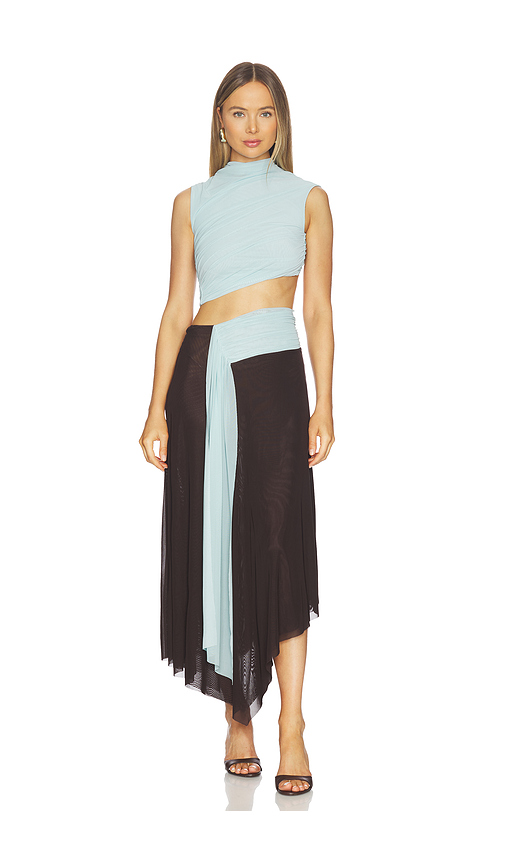 Conni Asymmetric Midi Dress