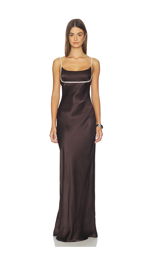 Marcy Cowl Maxi Dress