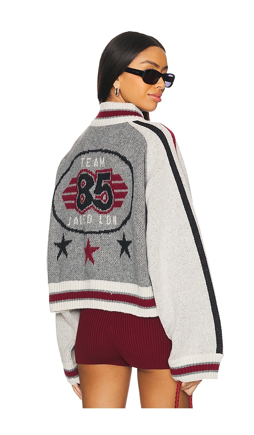 Team 85 Knitted Bomber Jacket