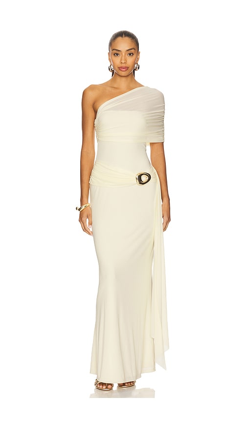 Kassi One Shoulder Midi Dress