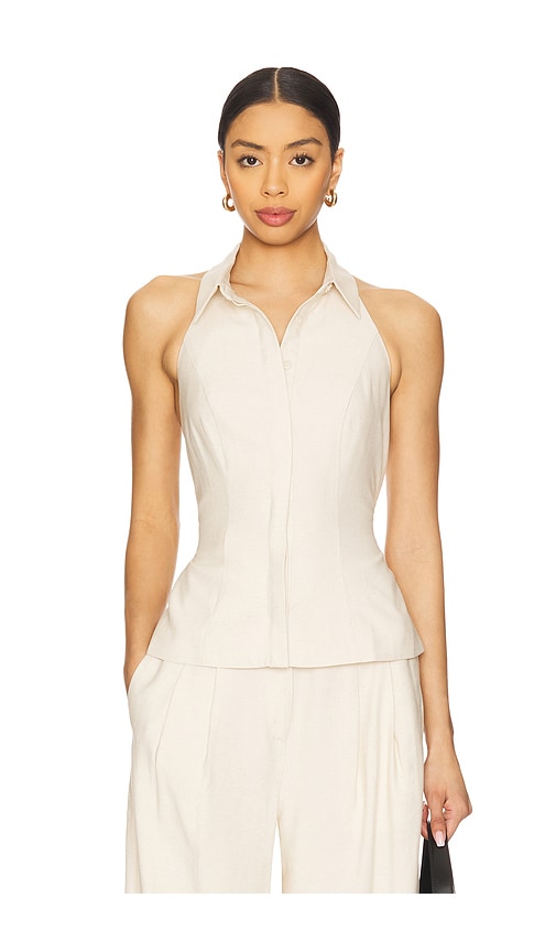 CAMISETA SIN MANGAS CON CUELLO EVE