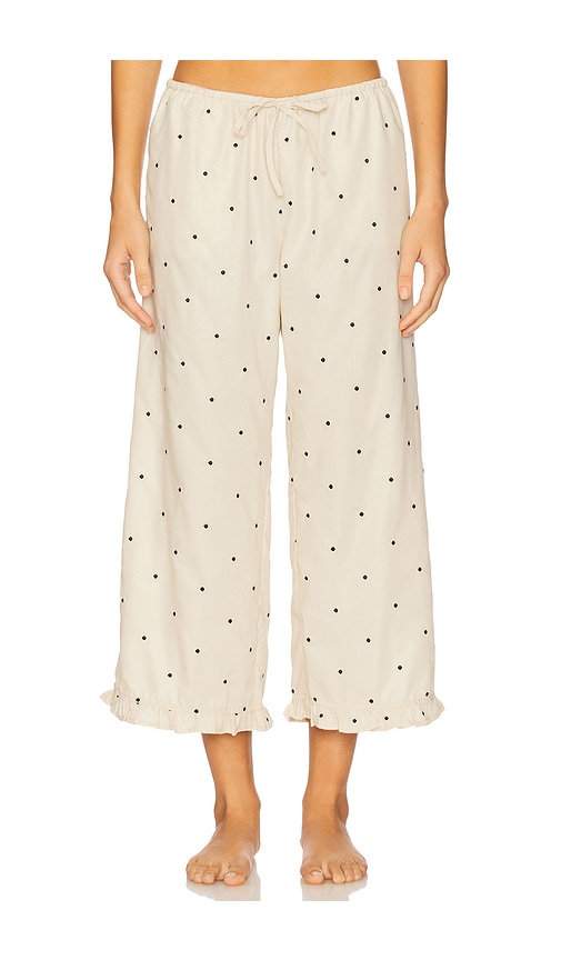 PANTAL&Oacute;N EL&Aacute;STICO CON VOLANTES