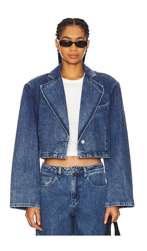 CHAQUETA BLAZER CROPPED