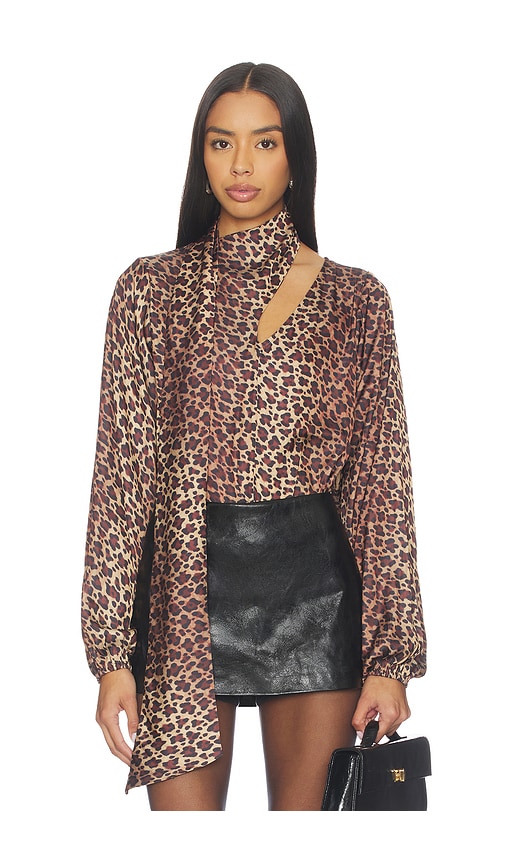 TOP CON LAZO EN EL CUELLO